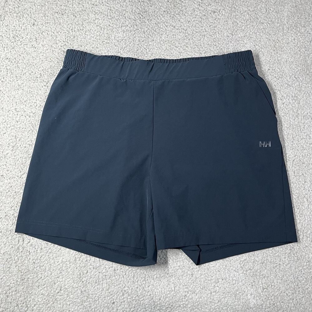 Helly Hansen Shorts Mens XL Blue Pull-on Lightweight Pockets Outdoor Running